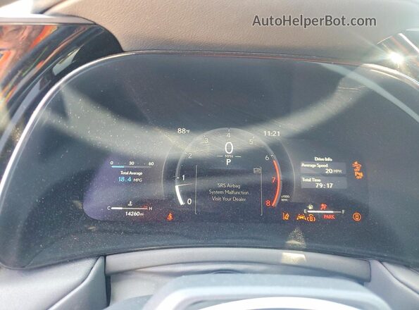 5TDAAAB6XSS032642 2025 LEXUS TX Black Instrument cluster view
