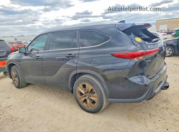5TDAARAH7PS519614 2023 TOYOTA HIGHLANDER Black Rear left