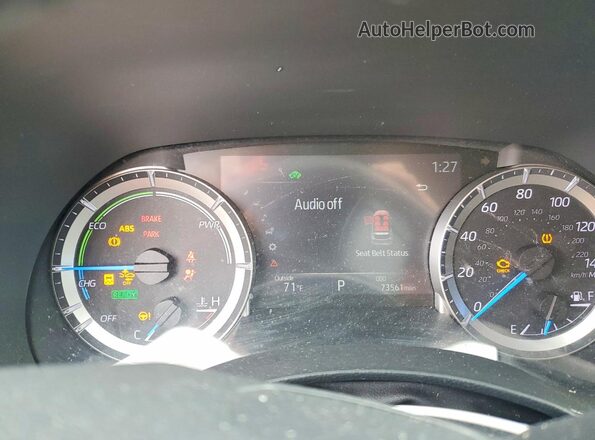 5TDAARAH7PS519614 2023 TOYOTA HIGHLANDER Black Instrument cluster view