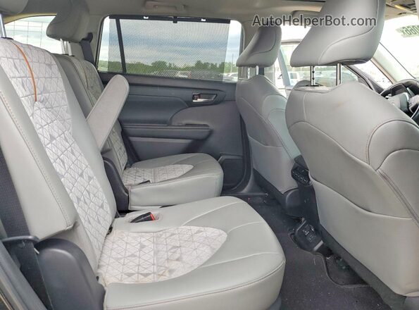 5TDAARAH7PS519614 2023 TOYOTA HIGHLANDER Black Rear interior view