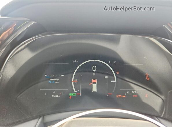 5TDABAB66RS002528 2024 LEXUS TX White Instrument cluster view