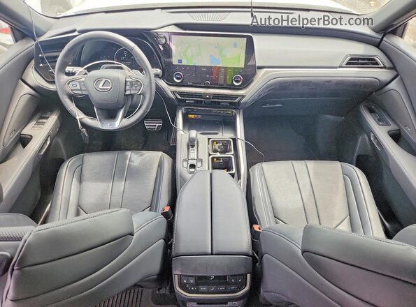 5TDABAB66RS002528 2024 LEXUS TX White Dashboard view