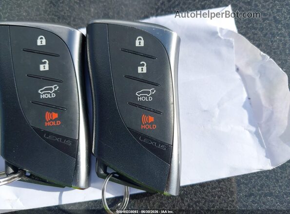 5TDABAB67RS005180 2024 LEXUS TX Black Вид панелі приладів