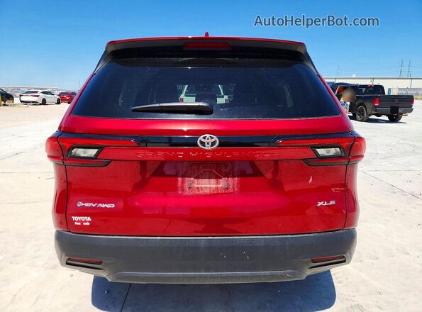 5TDACAB53SS052779 2025 TOYOTA GRAND Red Rear view