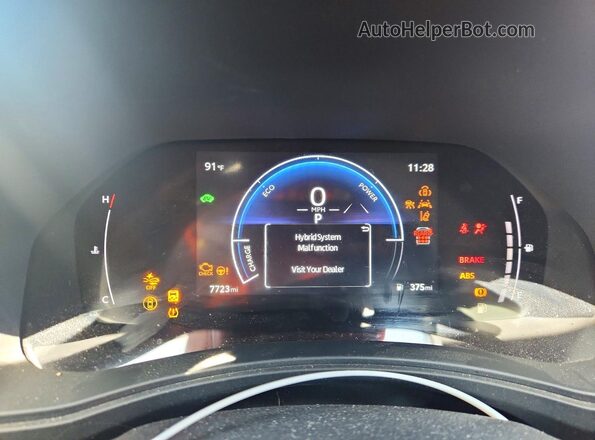 5TDACAB53SS052779 2025 TOYOTA GRAND Red Instrument cluster view