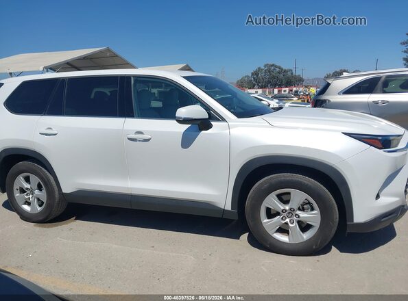 5TDACAB54SS049079 2025 TOYOTA GRAND HIGHLANDER White 