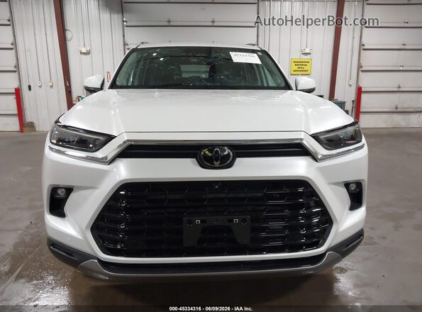 5TDACAB54SS057134 2025 TOYOTA GRAND HIGHLANDER White Vista del cuadro de instrumentos