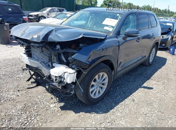 5TDACAB55SS057451 2025 TOYOTA GRAND HIGHLANDER Blue წინა მარცხენა ხედი სამი მეოთხედიდან