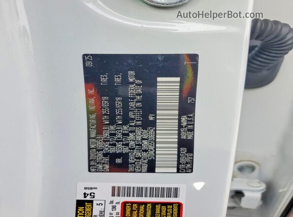 5TDACAB55TS069942 2026 TOYOTA GRAND White Widok wnętrza 360 stopni