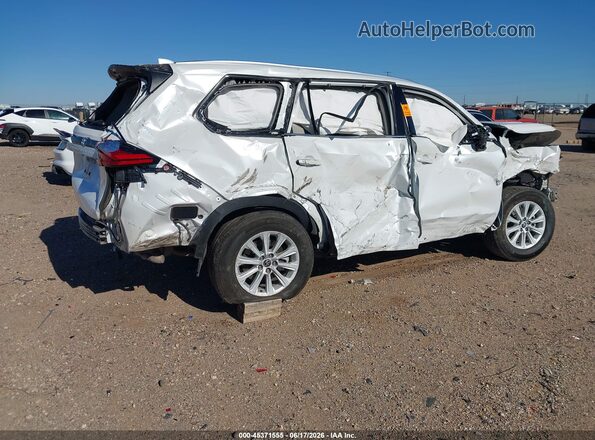5TDACAB56RS005465 2024 TOYOTA GRAND HIGHLANDER Белый Задняя правая четверть