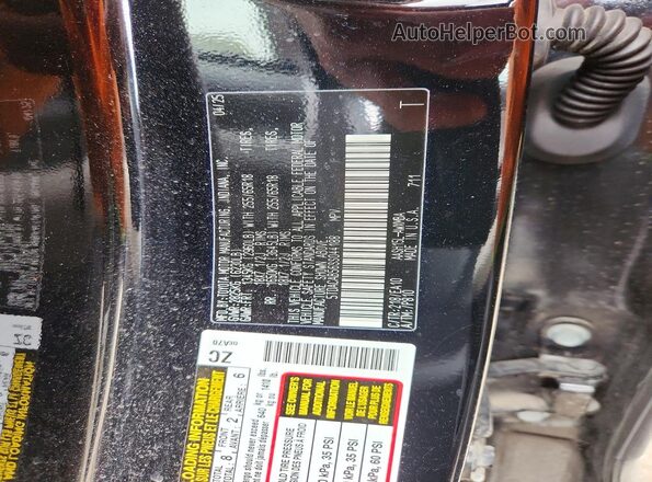 5TDACAB56SS044188 2025 TOYOTA GRAND Black VIN კოდის სტიკერის ხედი