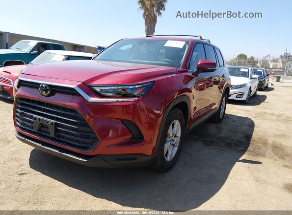 5TDACAB56SS054364 2025 TOYOTA GRAND HIGHLANDER Red Przód lewy