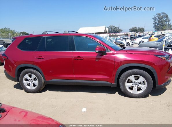 5TDACAB56SS054364 2025 TOYOTA GRAND HIGHLANDER Red Widok wnętrza z tyłu