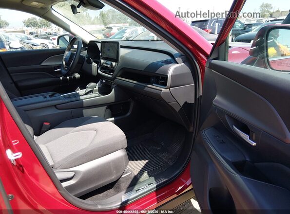 5TDACAB56SS054364 2025 TOYOTA GRAND HIGHLANDER Red Widok wnętrza z przodu