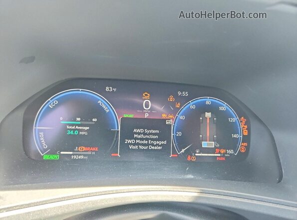 5TDACAB58RS005600 2024 TOYOTA GRAND Black Instrument cluster view
