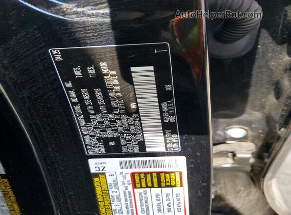 5TDACAB58SS044760 2025 TOYOTA GRAND Black VIN կոդի պիտակի տեսք