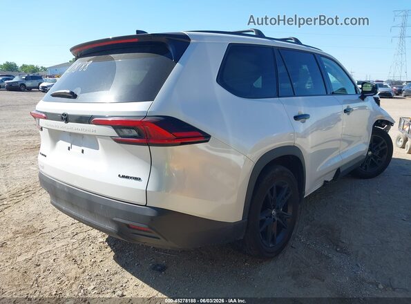 5TDACAB59SS033735 2025 TOYOTA GRAND HIGHLANDER White Задня права чверть