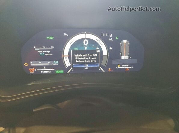 5TDACAB5XRS004495 2024 TOYOTA GRAND Blue ხელსაწყოთა პანელის ხედი