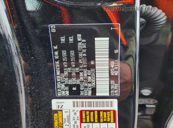 5TDACAB5XSS042282 2025 TOYOTA GRAND Black 