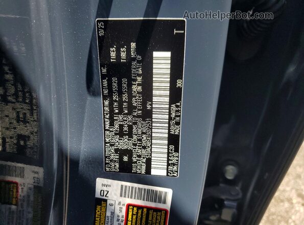 5TDACAB5XTS072531 2026 TOYOTA GRAND Gray Սալոնի 360 աստիճան տեսք