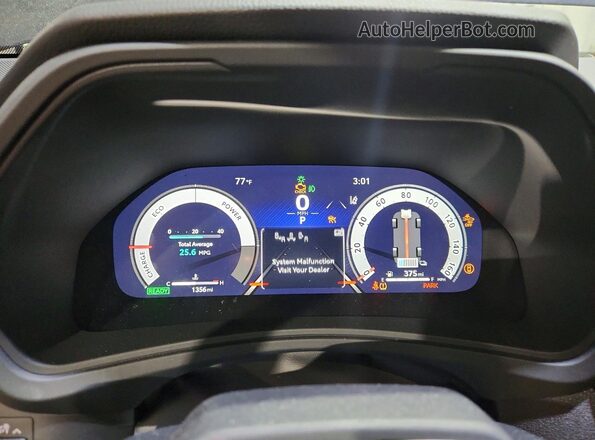 5TDADAB50TS037381 2026 TOYOTA GRAND Blue Vista del cuadro de instrumentos