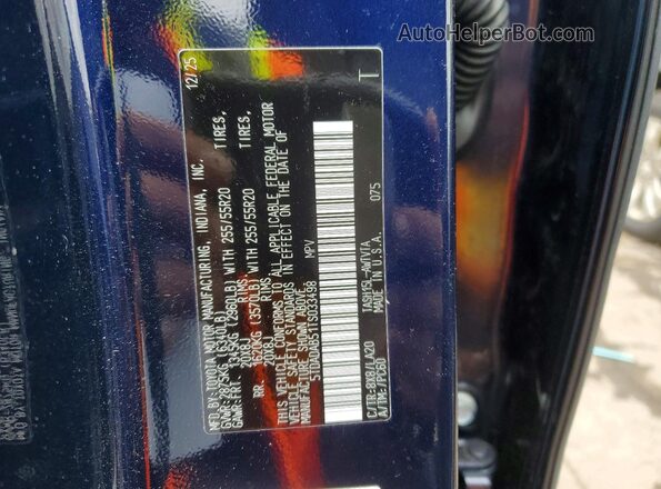 5TDADAB51TS033498 2026 TOYOTA GRAND Blue VIN կոդի պիտակի տեսք