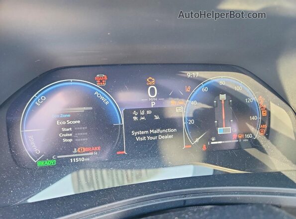 5TDADAB58SS012548 2025 TOYOTA GRAND Gray Instrument cluster view