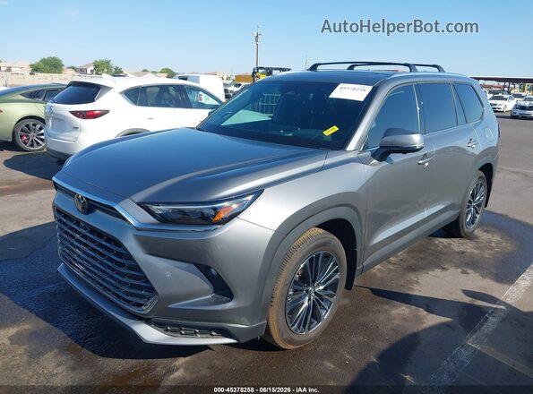 5TDADAB59TS029036 2026 TOYOTA GRAND HIGHLANDER HYBRID Gray Առջևի ձախ երեք քառորդ տեսարան