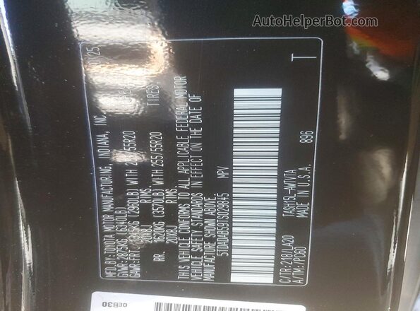 5TDADAB59TS029845 2026 TOYOTA GRAND Black 