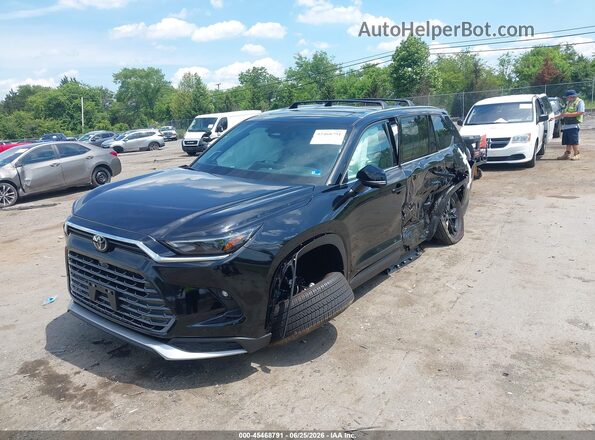 5TDADAB59TS037363 2026 TOYOTA GRAND HIGHLANDER HYBRID Black წინა მარცხენა ხედი სამი მეოთხედიდან