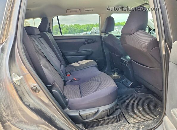 5TDBBRCH2LS513129 2020 TOYOTA HIGHLANDER Угольный Вид задних сидений