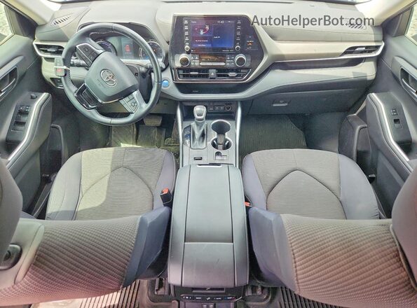5TDBBRCH2LS513129 2020 TOYOTA HIGHLANDER Угольный Вид панели приборов
