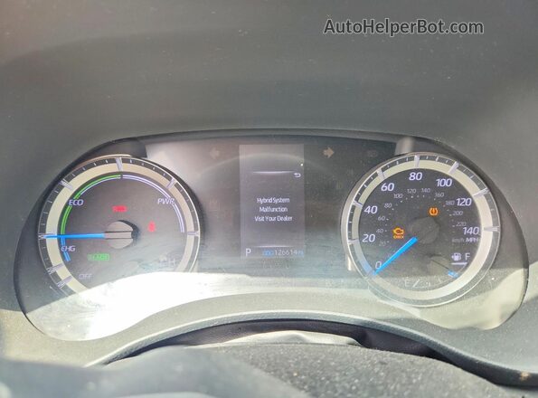 5TDBBRCH2LS513129 2020 TOYOTA HIGHLANDER Угольный Вид щитка приборов