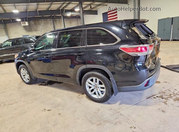 5TDBKRFH3GS228666 2016 TOYOTA HIGHLANDER Black უკანა მარცხენა
