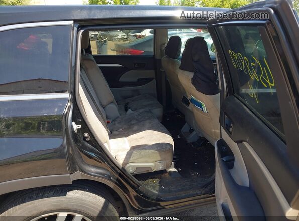 5TDBKRFH3GS254300 2016 TOYOTA HIGHLANDER Black VIN sticker view