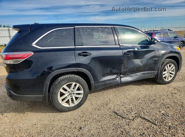 5TDBKRFH3GS331201 2016 TOYOTA HIGHLANDER Black უკანა მარჯვენა