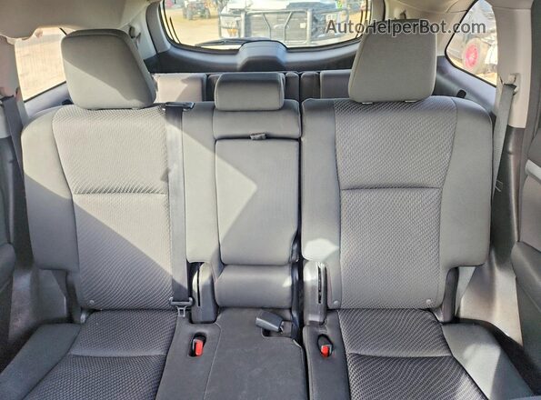 5TDBKRFH3GS331201 2016 TOYOTA HIGHLANDER Black უკანა სავარძლების ხედი