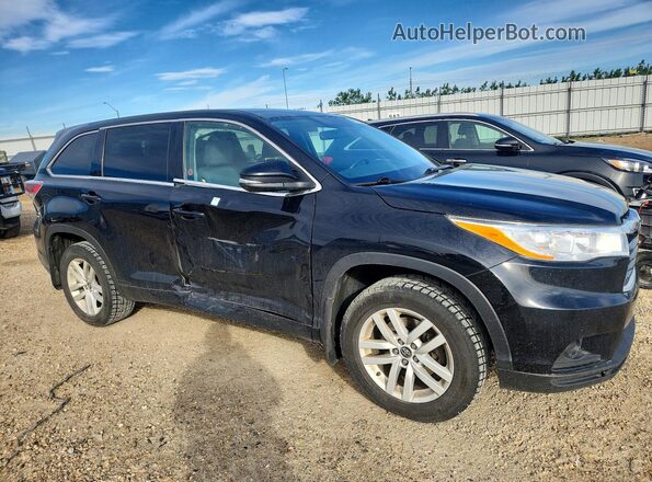 5TDBKRFH3GS331201 2016 TOYOTA HIGHLANDER Black წინა მარჯვენა
