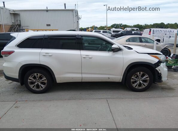 5TDBKRFH4GS259800 2016 TOYOTA HIGHLANDER Белый Панорамный вид салона 360°
