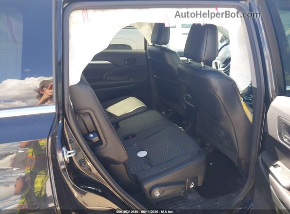 5TDBKRFH4GS301835 2016 TOYOTA HIGHLANDER Black VIN კოდის სტიკერის ხედი
