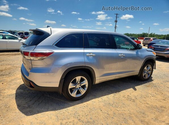 5TDBKRFH6GS336599 2016 TOYOTA HIGHLANDER Silver უკანა მარჯვენა