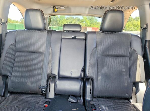 5TDBKRFH6GS336599 2016 TOYOTA HIGHLANDER Silver უკანა სავარძლების ხედი