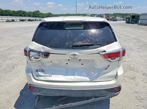 5TDBKRFH7GS328270 2016 TOYOTA HIGHLANDER White Rear view