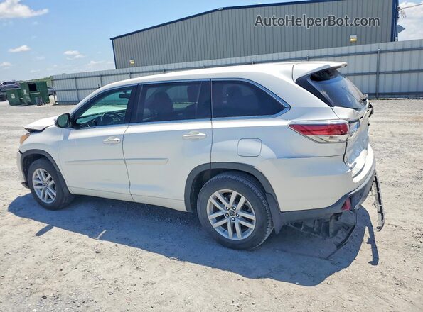 5TDBKRFH7GS328270 2016 TOYOTA HIGHLANDER White Rear left