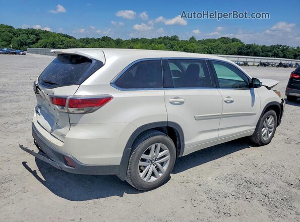 5TDBKRFH7GS328270 2016 TOYOTA HIGHLANDER White Rear right