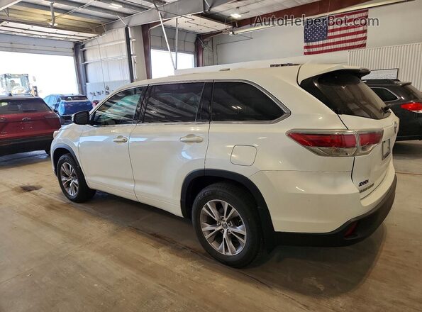 5TDBKRFH9GS251160 2016 TOYOTA HIGHLANDER White Հետևի ձախ