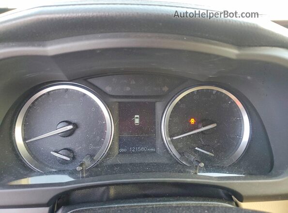 5TDBKRFH9GS337679 2016 TOYOTA HIGHLANDER Burgundy Vista del cuadro de instrumentos