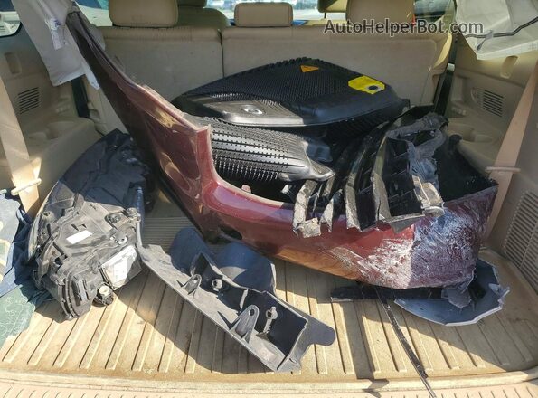 5TDBKRFH9GS337679 2016 TOYOTA HIGHLANDER Burgundy Vista de la etiqueta del VIN