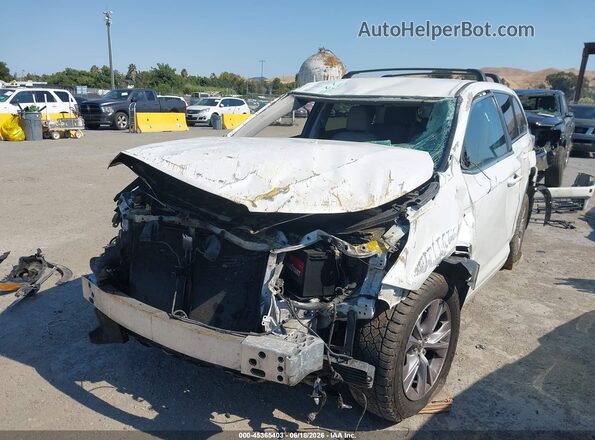 5TDBKRFHXGS242144 2016 TOYOTA HIGHLANDER White Vista frontal