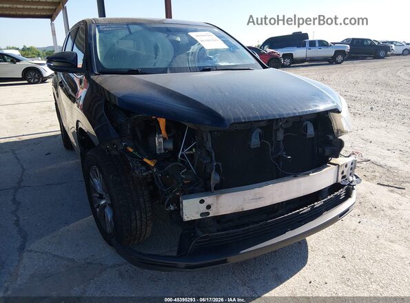 5TDBKRFHXGS256710 2016 TOYOTA HIGHLANDER Черный Вид спереди